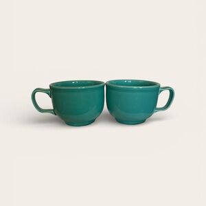 Homer Laughlin Fiesta Turquoise 18 oz. Jumbo Cups